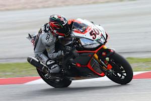 Die Aprilia funktioniert mit Sylvain Guintoli als Steuermann in Sepang besonders gut
