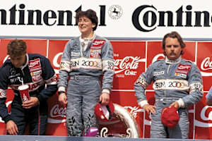 Ellen Lohr auf dem Podium