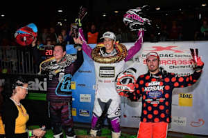 Das SX2-Podium von Chemnitz