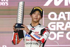 Taiyo Furusato war nicht zu 100 Prozent glücklich über seinen Podestplatz in Katar