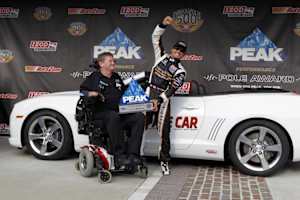 Sam Schmidt und Alex Tagliani konnten ihr Glück kaum fassen