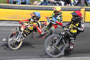 Lukas Fienhage (li.) fährt in guter Form