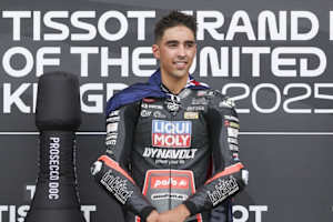 Senna Agius war nach seinem ersten Moto2-Sieg voller Emotionen