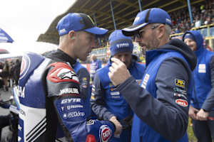 Johnny Rea (li.) mit seinem Crew-Chief Andrew Pitt