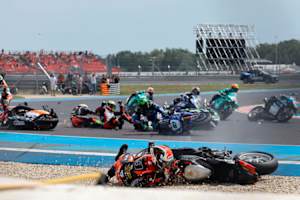 Für Remy Gardner (87) ist das Balaton-Wochenende beendet