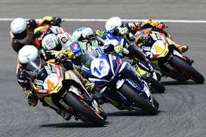 Jan-Ole Jähnig (vorne) hatte den Speed für die Top-10
