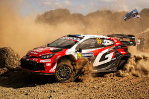 Toyota-Pilot Oliver Solberg führt vor dem Finaltag