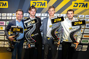Michael Schrey, Finn Zulauf, Denny Berndt und Lachlan Robinson (v.l.n.r.)