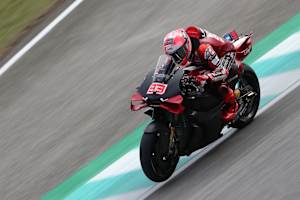 Champion Marc Marquez auf der neuen Werks-Ducati