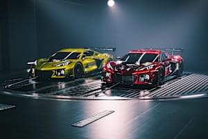 Blick auf die beiden Corvette Z06 LMGT3.R