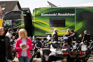 Kawasaki Roadshow 2026: Probefahrten in ganz Deutschland
