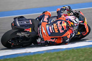 Auf der Suche nach Grip und Speed: Enea Bastianini (KTM)