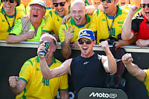 Jubel in Brasilien: Fabio Di Giannantonio nach Platz 3 in Goiania