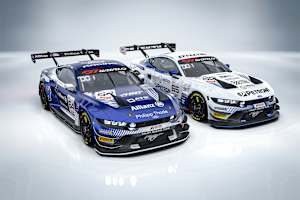 Die beiden Haupt Racing Team Ford für die GT World Challenge Europe