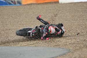 Marco Bezzecchi: Ausrutscher in Kurve 2