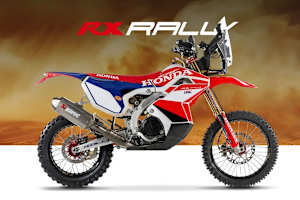 Honda CRF450RX Rally: Fertig aufgebautes Rallyemotorrad
