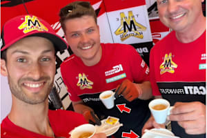 Espresso-Pause in der Ducati Box