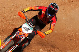 Rick Elzinga startet im Talkessel auf KTM