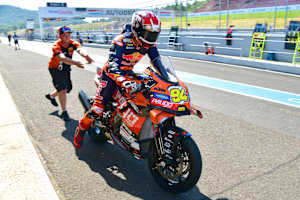 Jonas Folger mit der neuen KTM