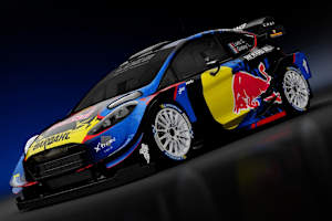 WRC-Ford Fiesta 2027: Loeb-Einsatzfahrzeug bei der Rallye Vogues-Grand Est