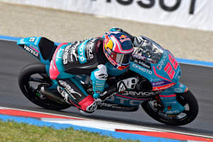 Schnellster Moto3-Pilot am Freitag in Ungarn: Maximo Quiles