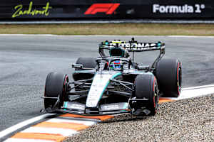 Kimi Antonelli rudert in Zandvoort neben die Bahn