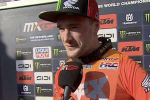Jeffrey Herlings gewann das Qualifikationsrennen in Arnheim