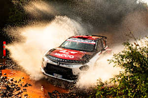 Yohann-Rossel mit bislang zwei WRC2-Siegen im Lancia in 2026