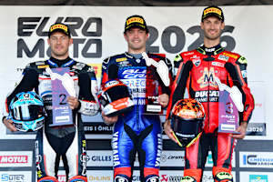 Superbike Podium nach Rennen 1