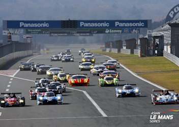 Bei den Rennen der Asian Le Mans sind die Startfelder inzwischen gut gefüllt