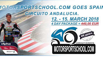 Den Saisonbeginn vorverlegen - auf dem neuen Circuito Andalucia von 12. bis 15. März