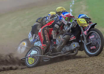 In Wellmutsweiler am Start: Imanuel Schramm/Melanie Meier-Zengin (175) und Moritz Straub/Patrick/Löffler