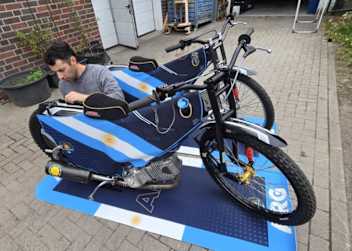 Fernando Garcia bei der Vorbereitung