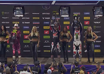 Hunter Lawrence gewann vor Jett Lawrence und Eli Tomac