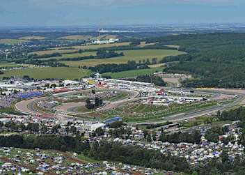 Der Sachsenring an einem GP-Wochenende