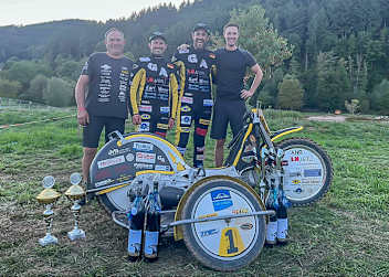 Das Team Venus nach der gewonnenen Meisterschaft in Berghaupten