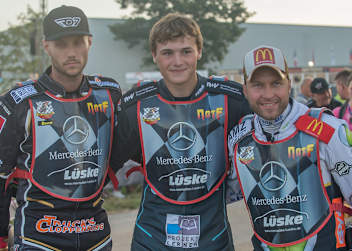 MSC Cloppenburg mit (v.r.) Martin Smolinski, Jonny Wynant und René Deddens