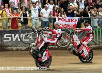 Maciej Janowski (li.) und Bartosz Zmarzlik begeisterten die Fans