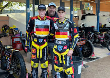 Norick Blödorn (li.) und Sandro Wassermann hatten einen schweren Stand