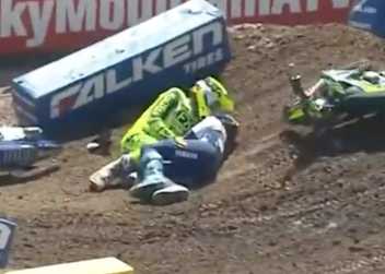 Jordon Smith kollidierte mit Cole Davies