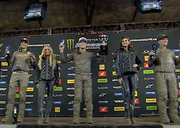 Chance Hymas gewann das Schlammrennen in Foxborough