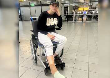 Lotte Van Drunen musste die Heimreise aus den USA antreten