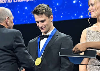 Simon Längenfelder bei der FIM-Weltmeister-Gala