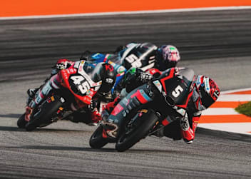 Das Finale in Valencia lief für Leo Rammerstorfer (#5) nicht nach Wunsch