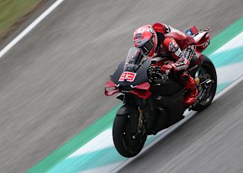 Champion Marc Marquez auf der neuen Werks-Ducati