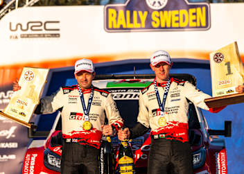 Toyota-Team Elfyn Evans/Scott Martin gewinnt Rallye Schweden 
