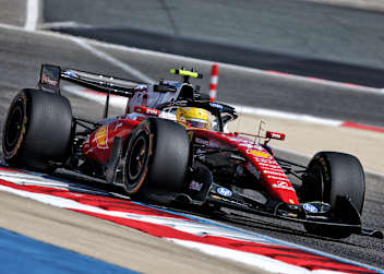 Lewis Hamilton im Ferrari