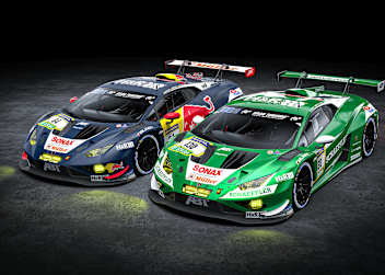 Auch in diesem Jahr ein Red Bull Lamborghini am Start