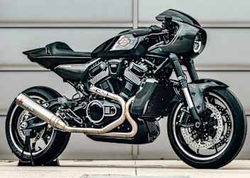 Bislang nur ein Konzept: Stilsicherer Cafe Racer von Harley-Davidson