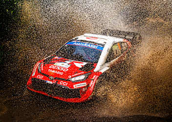 Toyota-Pilot Takumato Katsuta führt die Safari-Rallye Kenia an